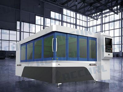 Máy Cắt Kim Loại Tấm Laser Fiber CNC 1000W