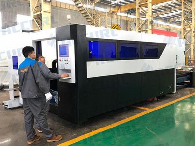 Máy Cắt Nhôm Laser Fiber CNC IPG 1kW