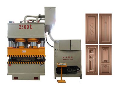 Dây Chuyền Sản Xuất Cửa Thép Với Máy Ép Thủy Lực